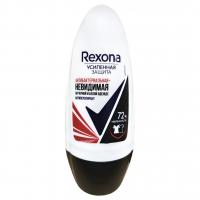 Rexona - Дезодорант роликовый Антибактериальная и невидимая на черном и белом 50мл