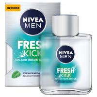Nivea - Men Fresh Kick Лосьон после бритья с мятой и кактусовой водой 100мл 