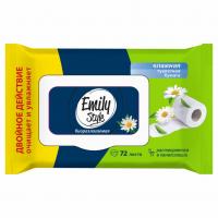 Emily Style - Влажная растворяющаяся Туалетная бумага 72шт с крышкой