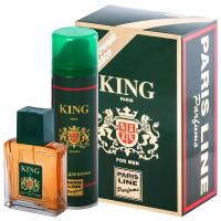 Paris Line Parfums - Подарочный набор King (Туалетная вода 100мл + Пена для бритья 200мл)