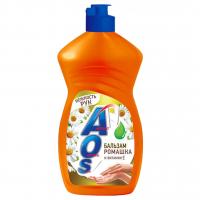 AOS - Средство для мытья посуды Ромашка и витамин Е 450мл
