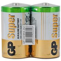 GP Batteries - Батарейки алкалиновые Super D LR20 2шт в пленке