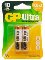 GP Batteries - Батарейки алкалиновые Ultra LR06 AA 2шт блистер		