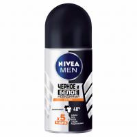 Nivea - Men Дезодорант роликовый Черное и белое Невидимый Extra 50мл 