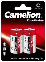 Camelion - Батарейка алкалиновая Plus Alkaline LR14 AM2 Baby 2шт