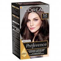 L'Oreal Paris - Preference Крем-краска, тон 5.21 Нотр-Дам, глубокий светло-каштановый 