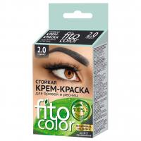 fito косметик - Fito Color Крем-краска для бровей и ресниц Графит