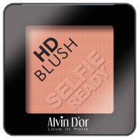Alvin D'Or - Румяна пудровые HD Blush selfie ready, тон 02 розово-оранжевый
