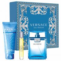 Versace - Подарочный набор Eau Fraiche (Туалетная вода 100мл + Гель для душа 150мл + Туалетная вода 10мл миниатюра)