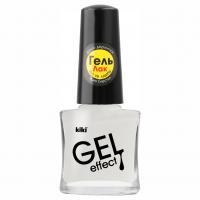 Kiki - Лак для ногтей Gel Effect, тон 034 белый