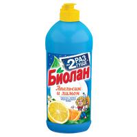 Биолан - Средство для мытья посуды Апельсин и лимон 450мл