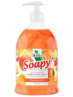 Clean&Green - Soapy Крем-мыло жидкое перламутровое Тропикано 1л дозатор