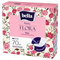 Bella - Прокладки ежедневные Panty Flora с ароматом розы 70шт 