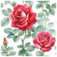 Desna - Салфетки однослойные Английская роза new 24*24 40шт