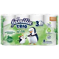 Familia - Туалетная бумага Trio 3слоя 8 рулонов