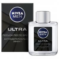 Nivea - Men Лосьон после бритья Ultra Антибактериальный эффект 100мл 