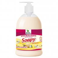 Clean&Green - Soapy Крем-мыло жидкое увлажняющее Ваниль со сливками 500мл дозатор