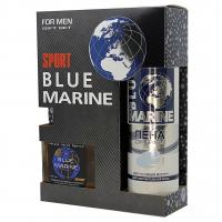 Фестива - Подарочный набор Blue Marine Sport (Лосьон после бритья 100мл + Пена для бритья 200мл)