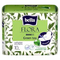 Bella - Прокладки Flora с экстрактом зеленого чая 10шт 