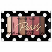Vivienne Sabo - Палетка теней для век мини Paris, тон 04 Montmartre, нюдовые оттенки