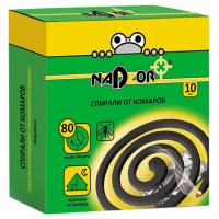 Nadzor - Спирали от комаров черные 10шт без запаха 