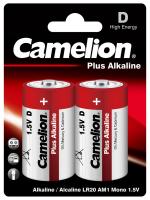 Camelion - Батарейка алкалиновая Plus Alkaline LR20 2шт блистер