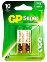 GP Batteries - Батарейки алкалиновые Super LR6 AA 2шт