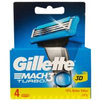 Gillette - Сменные кассеты Mach3 Turbo 4шт
