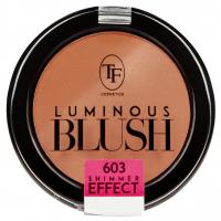 TF cosmetics - Румяна пудровые с шиммер эффектом, тон 603 Розовый песок