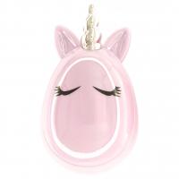 Shiny - Расческа Единорог овальная розовая
