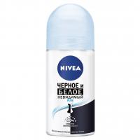 Nivea - Дезодорант роликовый Pure Невидимая защита для чёрного и белого 50мл 