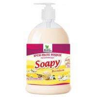 Clean&Green - Soapy Крем-мыло жидкое увлажняющее Ваниль со сливками 1000мл дозатор
