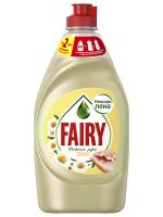 Fairy  - Нежные руки Средство для мытья посуды Ромашка и витамин Е 450мл 