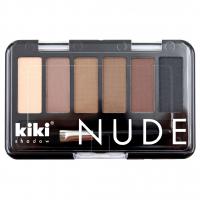 Kiki - Тени для век Nude, тон 904 кремовый, светло-коричневый, бисквит, оливковый, мокко, черный