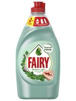 Fairy  - Нежные руки Средство для мытья посуды Чайное дерево и мята 450мл 