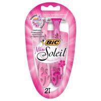 Bic - Станки для бритья Miss Soleil Pink одноразовые 2шт