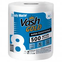 Vash Gold - Полотенца бумажные двухслойные Family Master 500 листов 1рулон