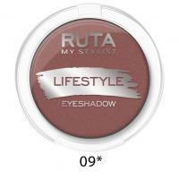 RUTA - Тени компактные Lifestyle, тон 09 сияющий бордо