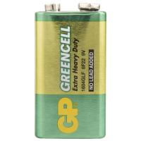 GP Batteries - Батарейка солевая Greencell 9V Крона 1шт в пленке