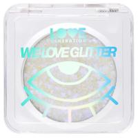 Love Generation - Глиттер для лица We Love Glitter, тон 04 серебристо-фиолетовый