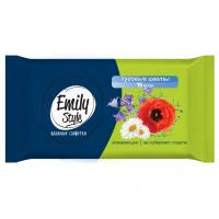 Emily Style - Салфетки влажные универсальные Луговые цветы 15шт