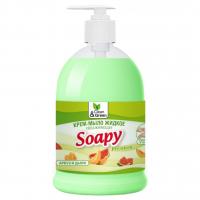 Clean&Green - Soapy Крем-мыло жидкое увлажняющее Арбуз и Дыня 500мл дозатор