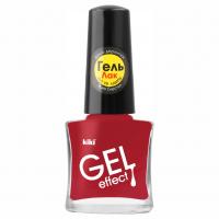 Kiki - Лак для ногтей Gel Effect, тон 019 светло-вишневый