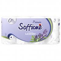 Soffione - Premio Туалетная бумага Toscana Lavander 3 слоя 8 рулонов