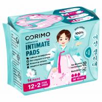 Corimo - Прокладки впитывающие Cotton (M-19 сm) 14шт