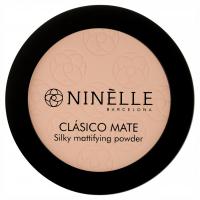 Ninelle - Пудра легкая матовая Clasico Mate, тон 202 розово-бежевый