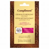 Compliment - Крем-автобронзант для лица и тела с эффектом мерцания 15мл