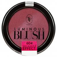 TF cosmetics - Румяна пудровые с шиммер эффектом, тон 604 Пепельный розовый