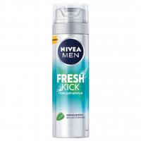 Nivea - Men Fresh Kick Пена для бритья с мятой и кактусовой водой 200мл 