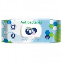 Ultra Fresh - Antibacterial Влажные салфетки 72шт с клапаном 